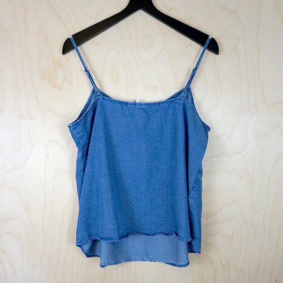 GAP Chambray (TENCEL) Button-Front Cami - Picture 5 of 7